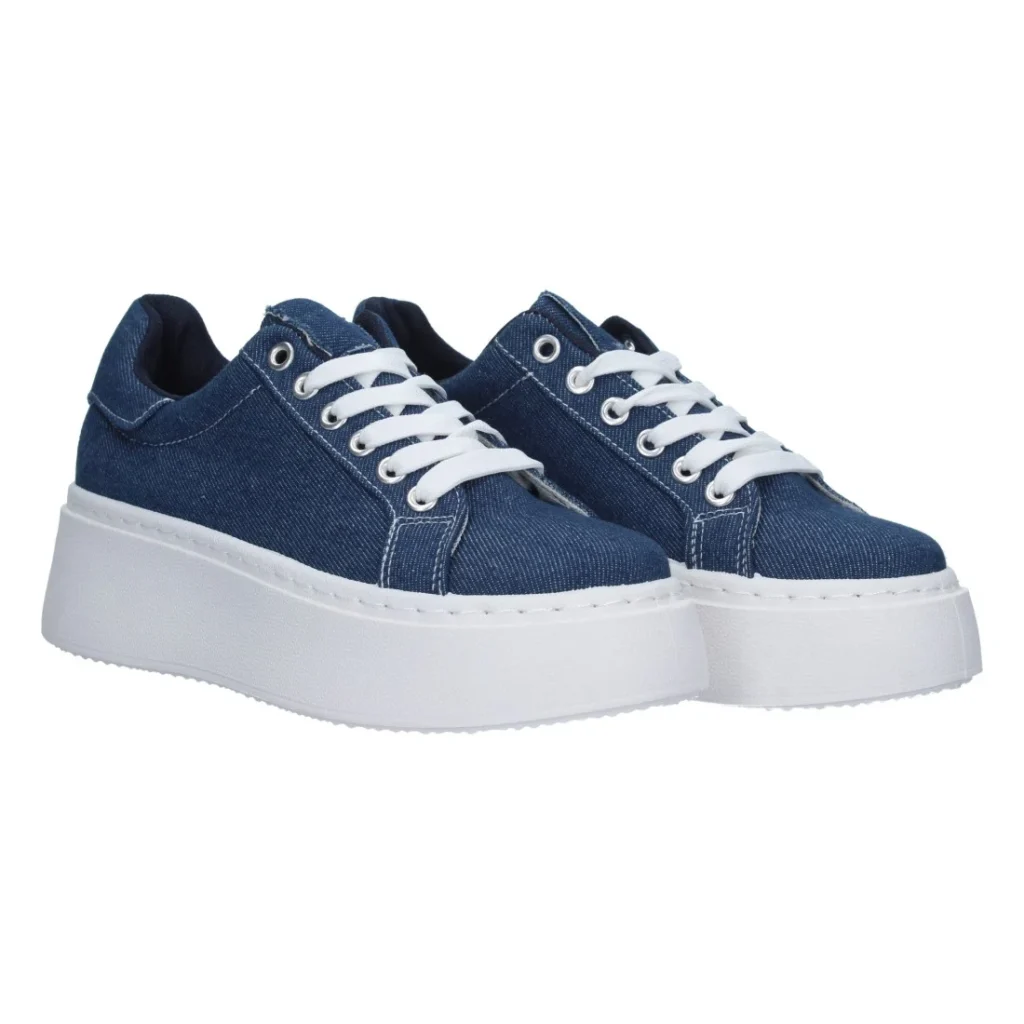 Zapatilla de plataforma con cordones para mujer (AD-2351)