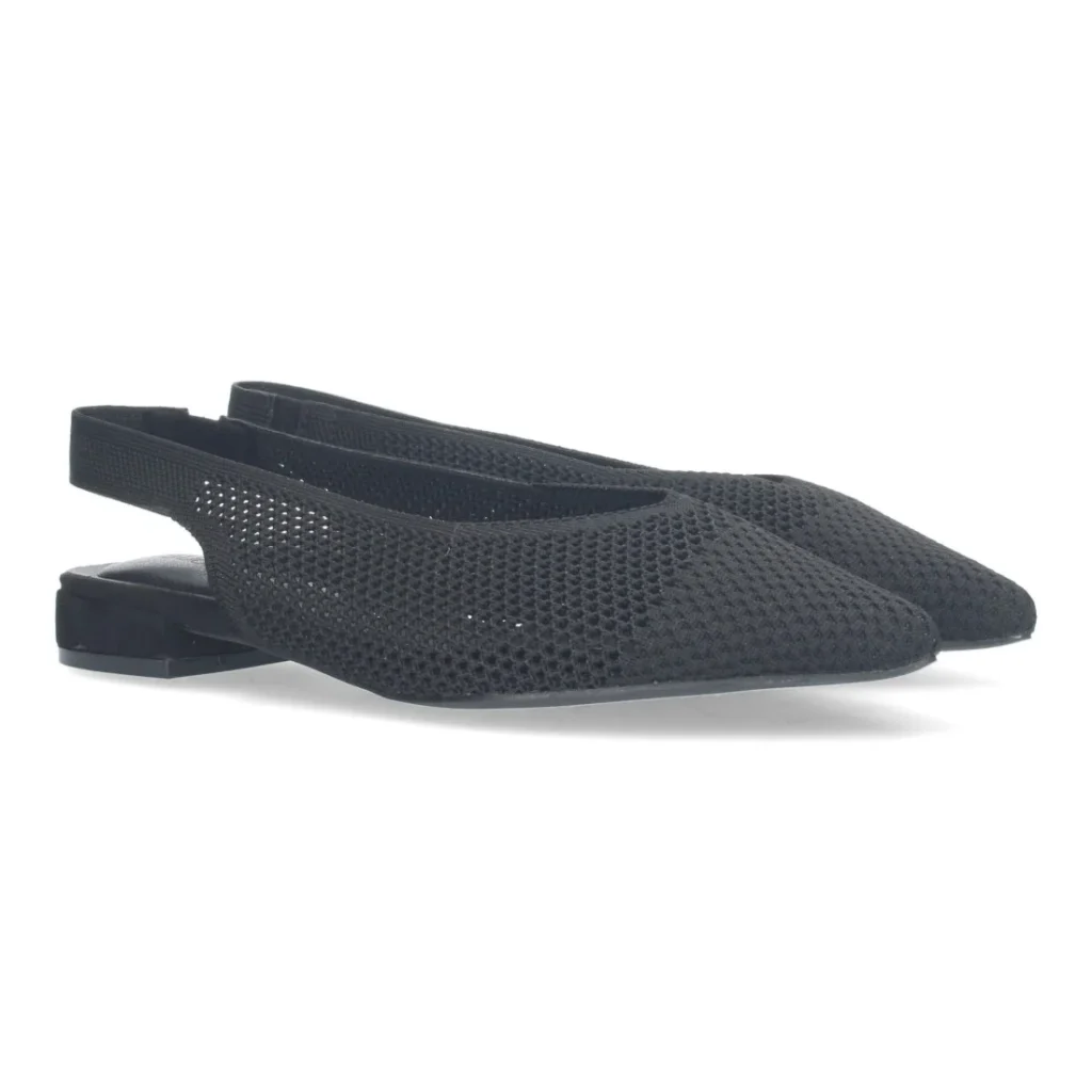 Zapato de salón de mujer elegante plano, destalonado
