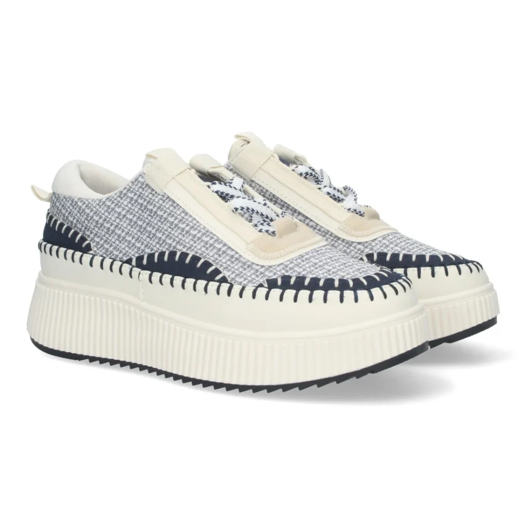 Zapatillas casual para mujer con plataforma dentada (CD-2503)