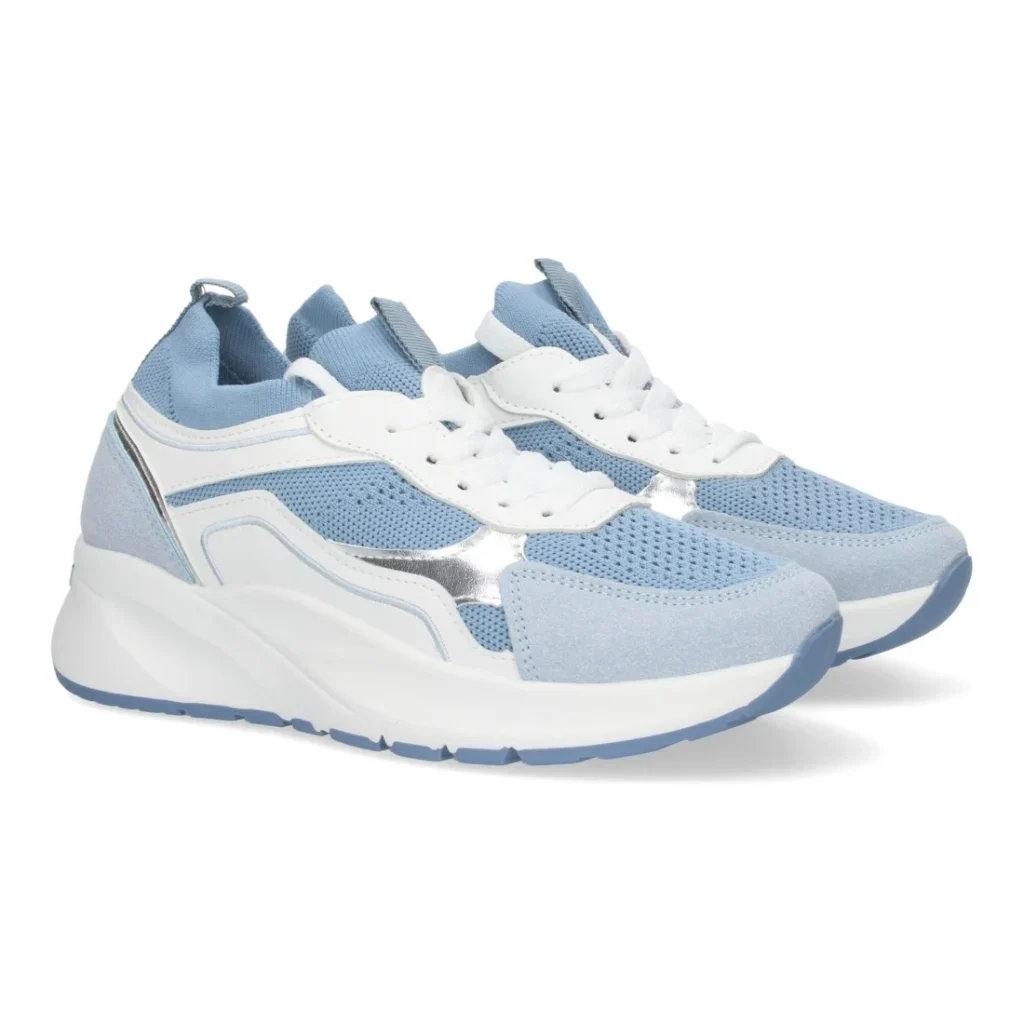 Zapatillas casual para mujer con plataforma dentada (CD-2490)