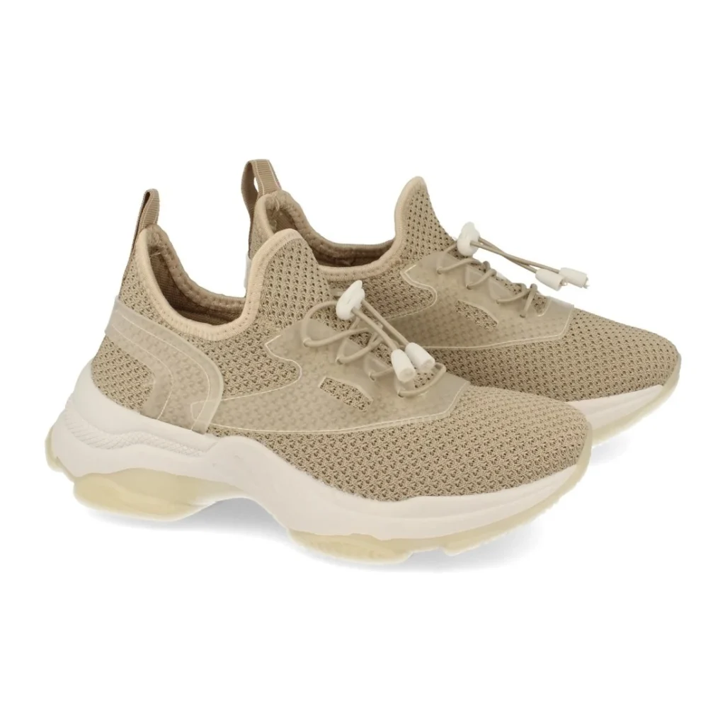 Zapatilla para mujer de material elástico