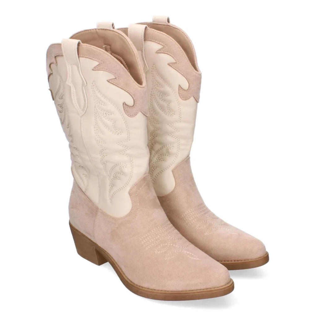 Botas cowboy para mujer con detalles en la caña (HQ360)