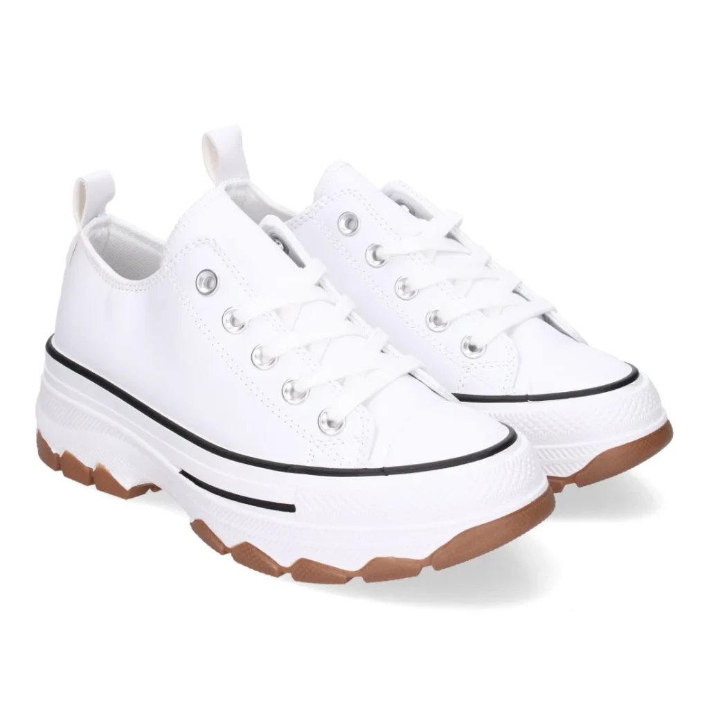 Zapatilla de plataforma para mujer, cómoda, estilo bamba (EV-99P)