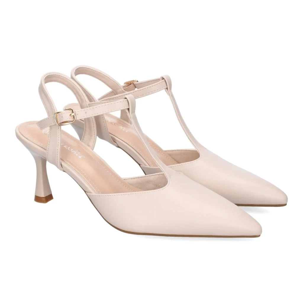 Zapatos de tacón fino para mujer, elegantes, punta fina (YG853)