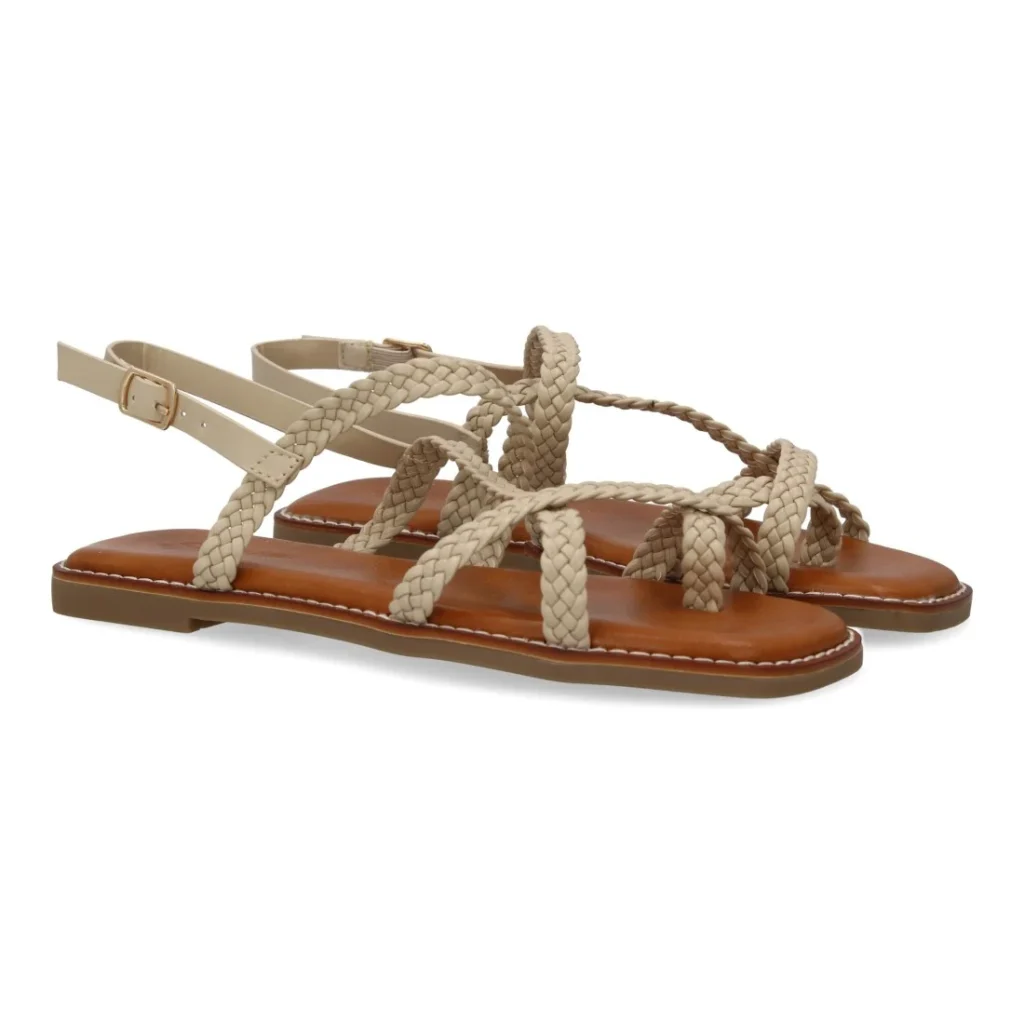 Sandalias planas de mujer, elegantes y cómodas