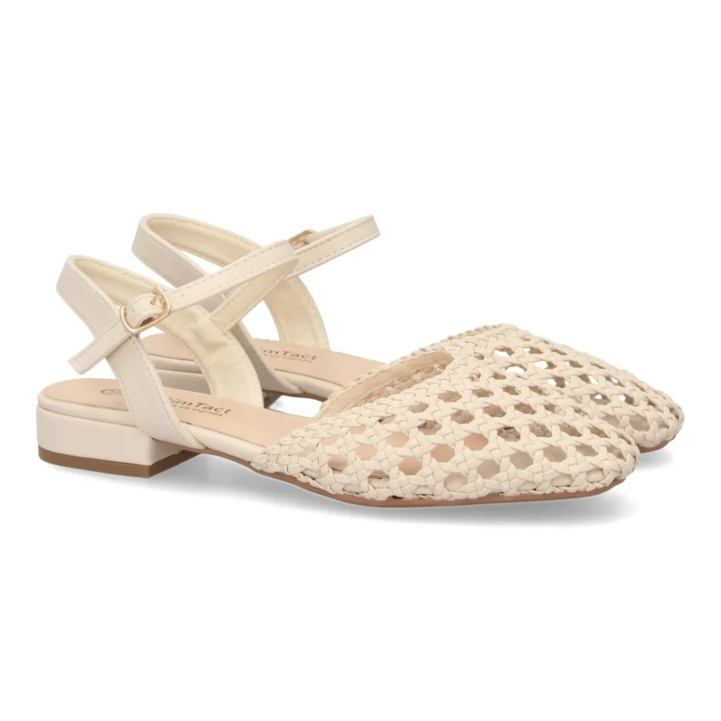 Sandalias planas de mujer, cómodas y elegantes diseño moderno trenzado (YX36)
