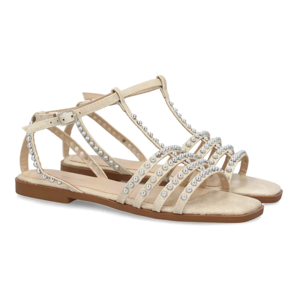 Sandalias planas de mujer, cómodas y elegantes (H83)