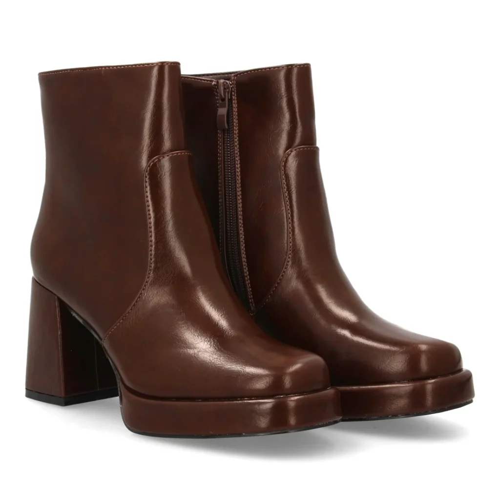 Botas de tacón para mujer, caña elástica (XGX532)