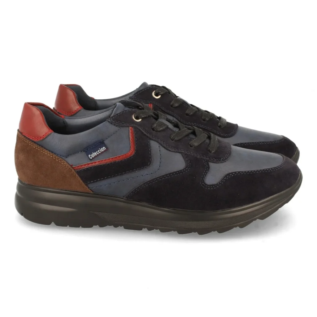 Zapatilla plana con cordones para hombre (A990)