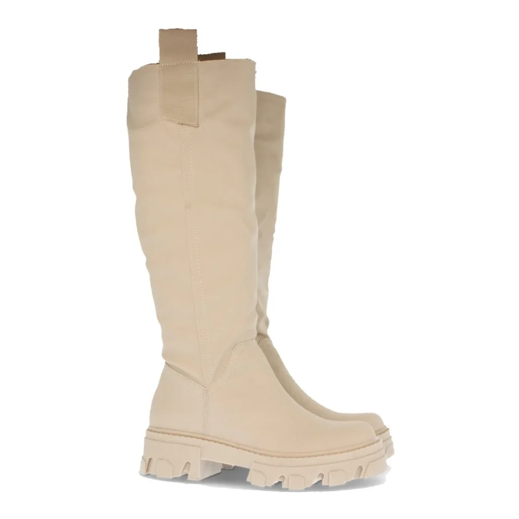 Bota de plataforma con cremallera para mujer (2E-1447)