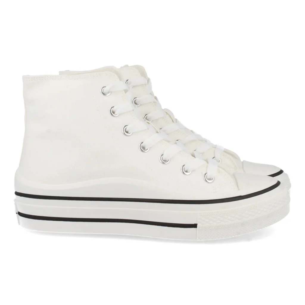 Zapatilla estilo bamba con cordones para mujer (ABX0211)