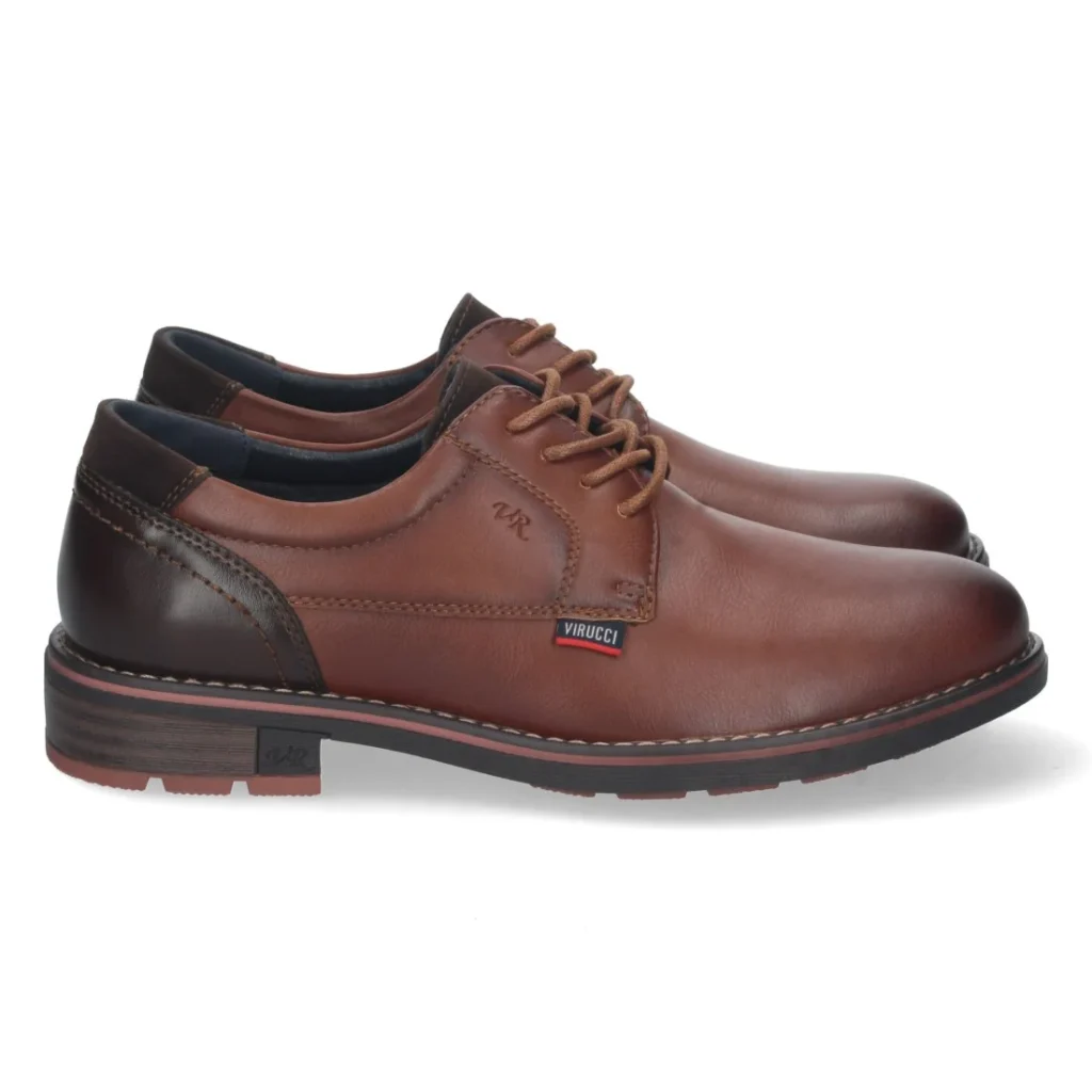 Zapato plano con cierre de cordones para hombre (VRE2-019)