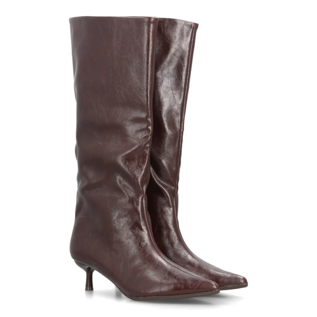Botas altas elegantes de tacón fino para mujer (A-6022)