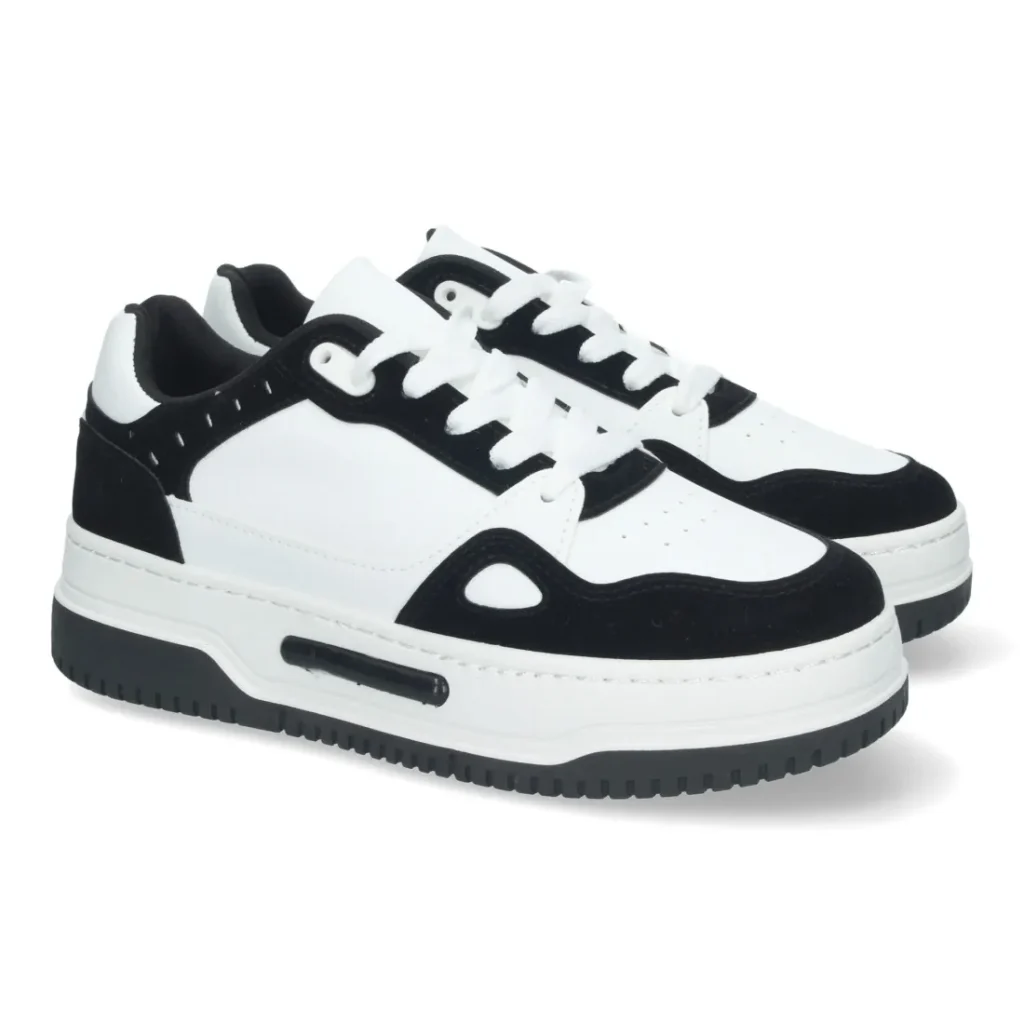 Zapatillas deportivas de mujer, estilo casual, elegantes y cómodas en color negro